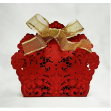 Lace Design Box filled  with 2 hand-made truffles 